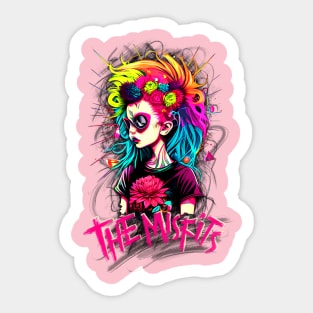 Punk Girl - The Misfits Sticker